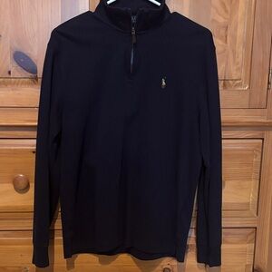 Ralph Lauren Black Zip Up Sweater